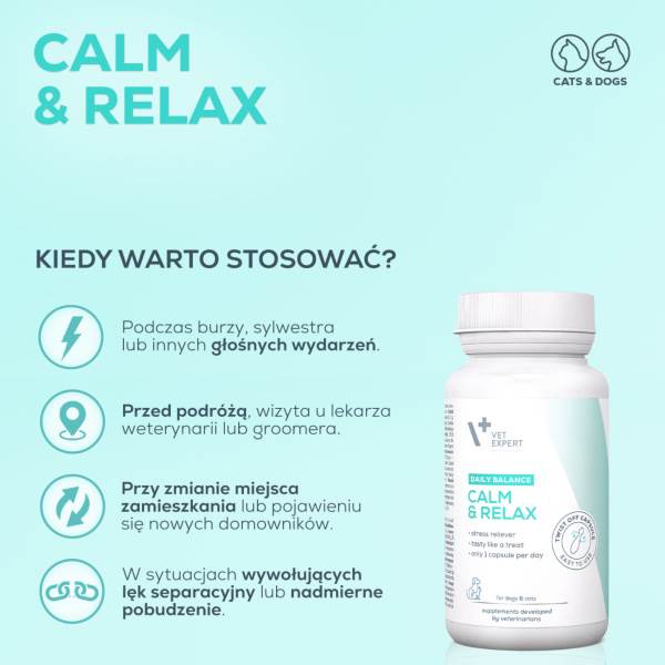 VET EXPERT CALM&RELAX 30KAPS