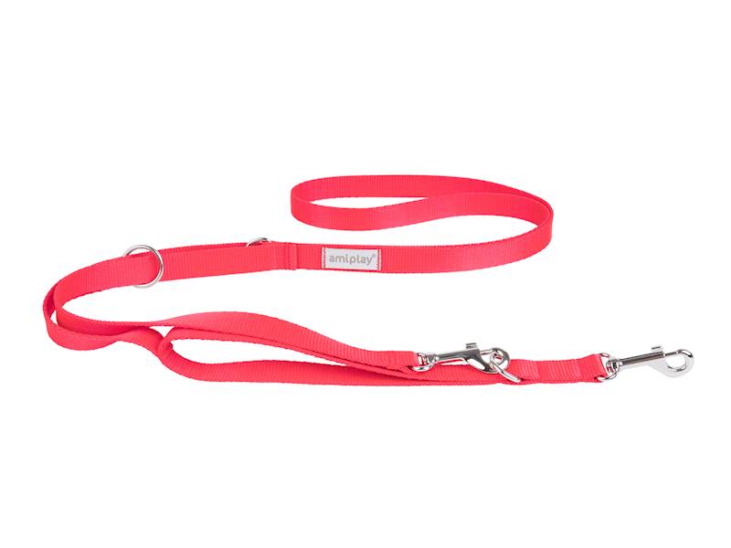AMIPLAY SAMBA SMYCZ REGULOWANA 7W1 CZERWONA XL