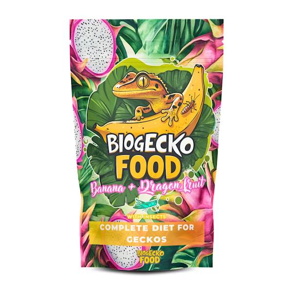 BIOGECKO FOOD BANANA & DRAGON FRUIT 100G