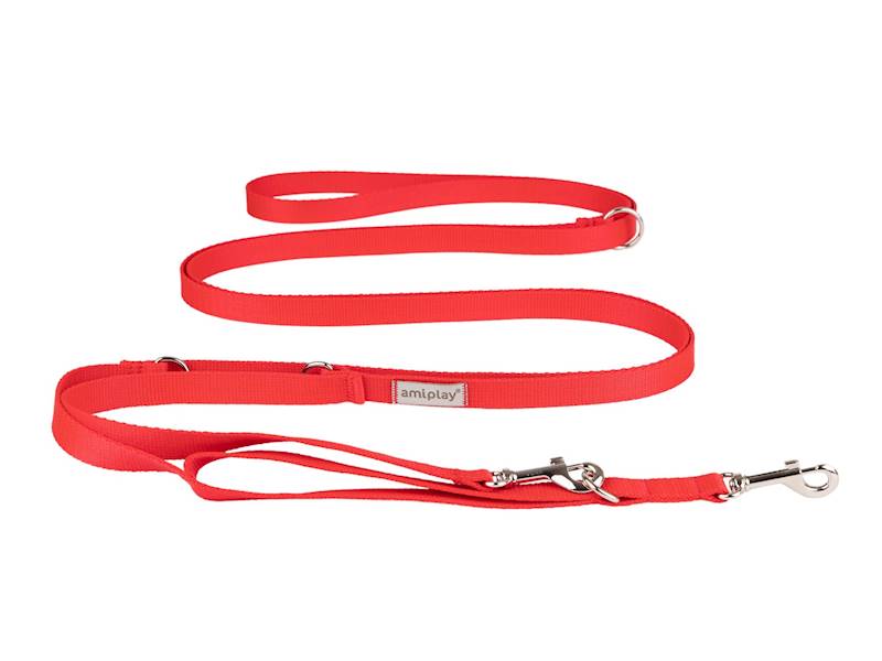 AMIPLAY SAMBA SMYCZ REGULOWANA 8W1 CZERWONA L