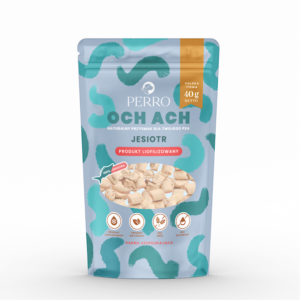 PERRO OCH ACH PRZYSMAKI LIOFILIZOWANE JESIOTR 40G
