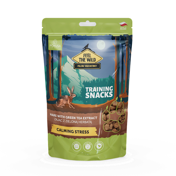 POKUSA TRAINING SNACKS CALMING STRESS HARE WITH GRREN TEA EXTRACT 200G