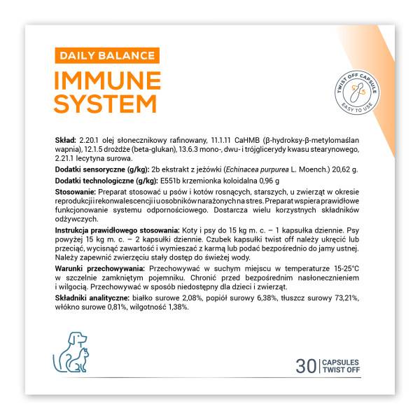 VET EXPERT IMMUNE SYSTEM 30KAPS