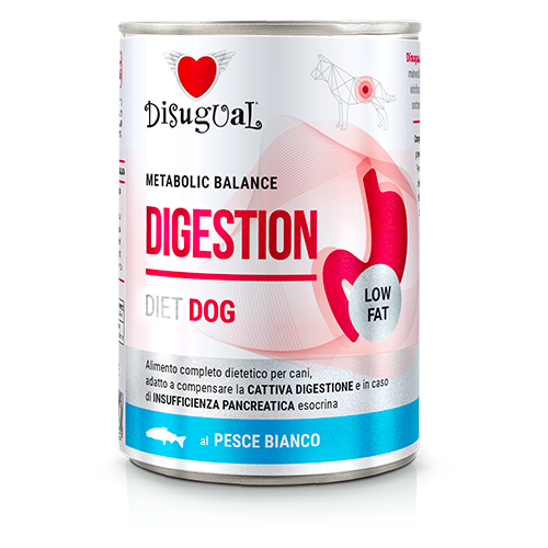 DISUGUAL DOG VET DIGESTION BIAŁORYBY 400G