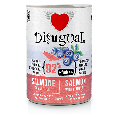 DISUGUAL DOG FRUIT ŁOSOŚ Z BORÓWKAMI 400G