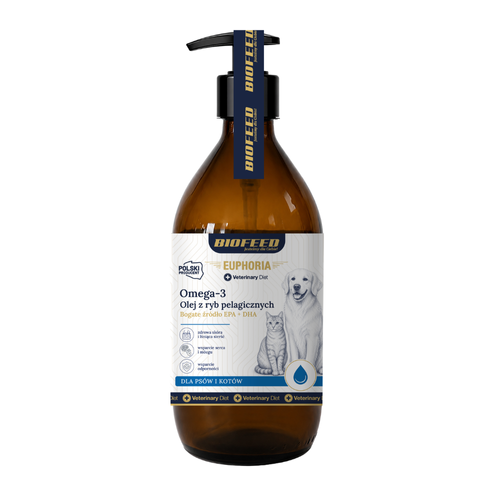 BIOFEED EUPHORIA VET DIET OLEJ Z RYB PELAGICZNYCH 250ML