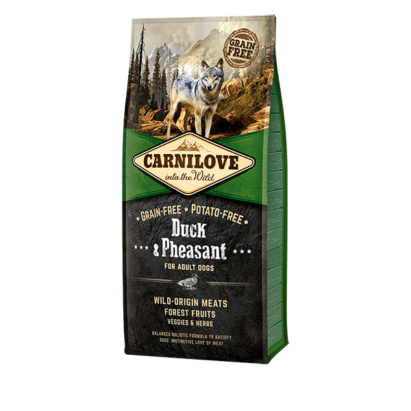 CARNILOVE DOG DUCK & PHEASANT FOR ADULT 12KG