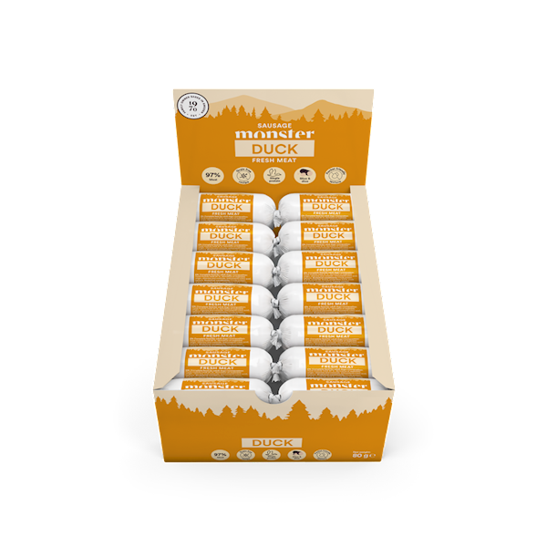 MONSTER DOG SAUSAGE DUCK (KIEŁBASKA Z KACZKI) 80G