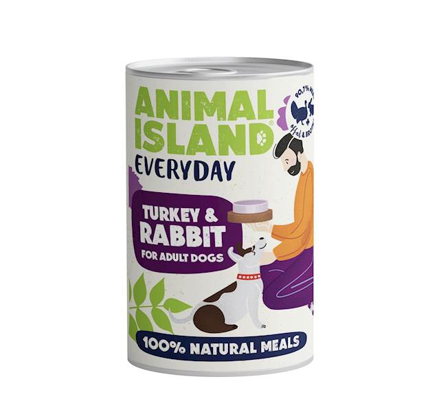 ANIMAL ISLAND DOG EVERYDAY INDYK I KRÓLIK (PASZTET) 400G