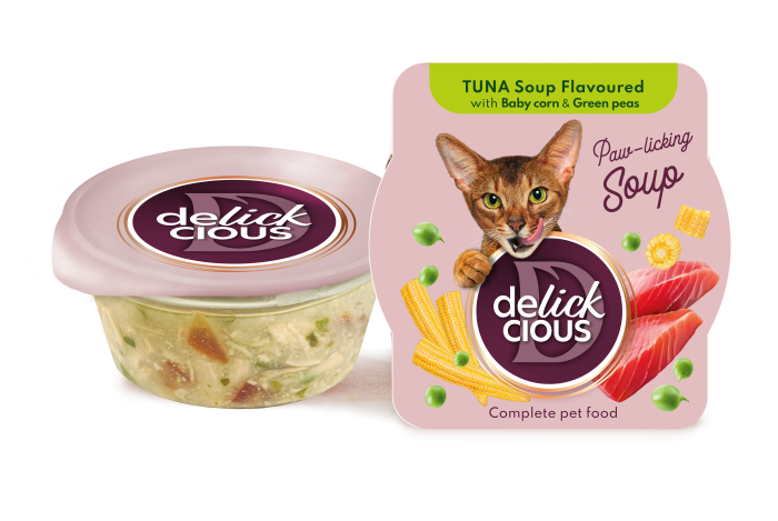 DELICKCIOUS SOUP TUNA (ZUPKA DLA KOTA TUŃCZYK) 80G