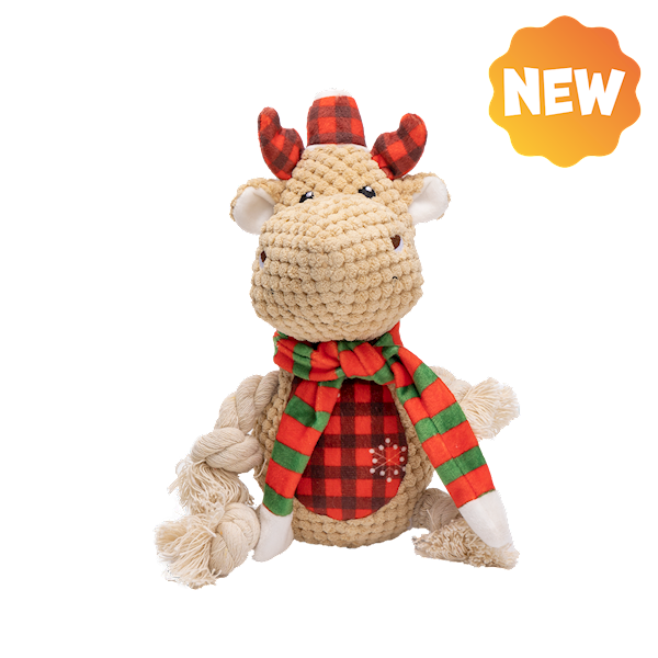 UNIQ PETS SQUEAKIES SZARPAK RUDOLF Z PISZCZAŁKĄ 27X12X12CM
