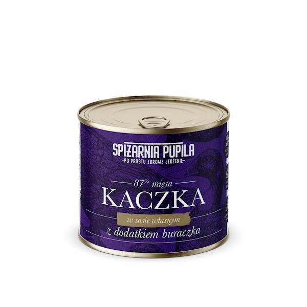 SPIŻARNIA PUPILA KACZKA Z BURACZKIEM 200G