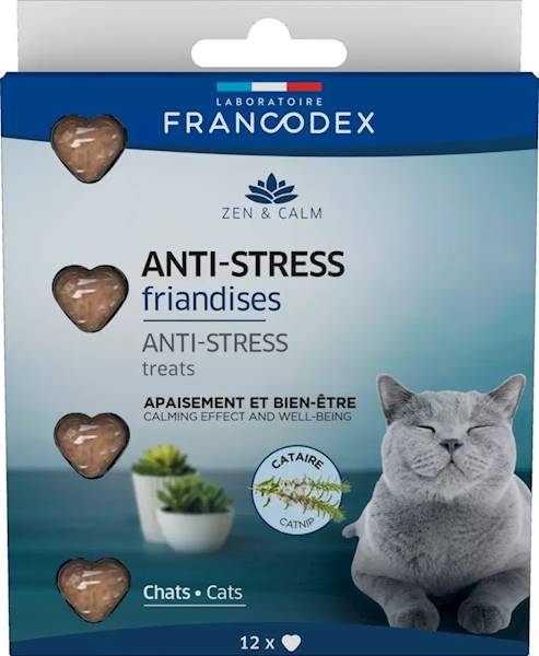 FRANCODEX CATS PRZYSMAKI ANTYSTRESOWE Z KOCIMĘTKĄ 18G