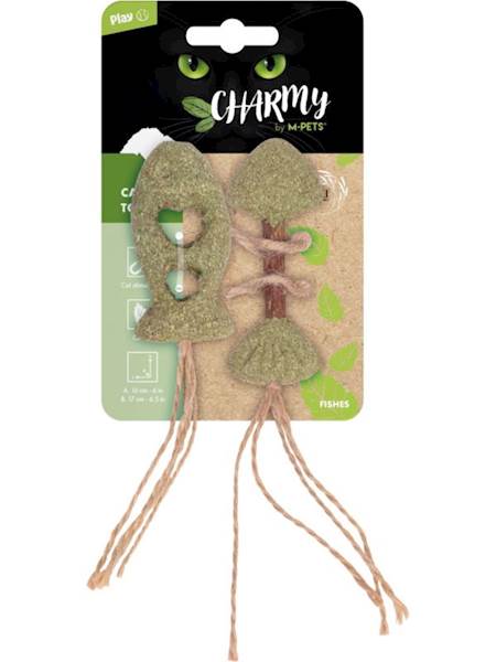 M-PETS CHARMY CAT CATNIP-TOY FISHES