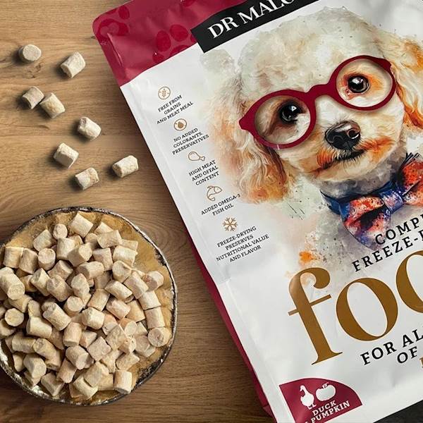 DR MALOU KARMA LIOFILIZOWANA DLA PSA KACZKA Z DYNIĄ 1KG