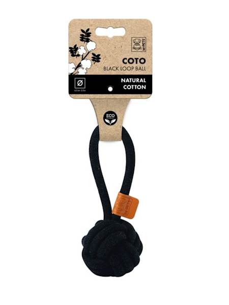 M-PETS COTO BLACK LOOP BALL 6,5CM
