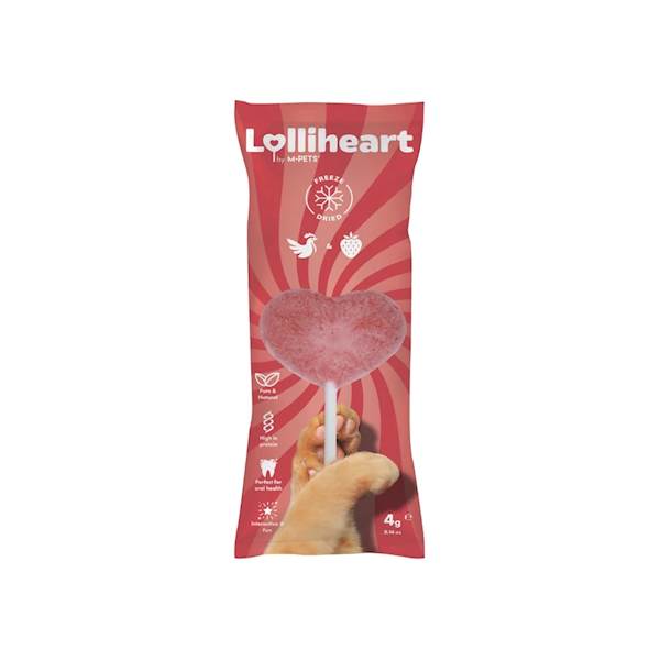 M-PETS LOLLIHEART (LIZAK DLA KOTA) KURCZAK I TRUSKAWKA 4G