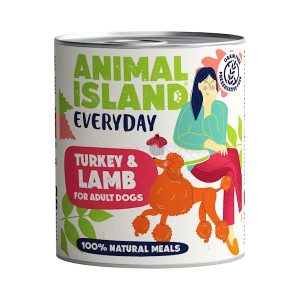 ANIMAL ISLAND DOG EVERYDAY INDYK I JAGNIĘCINA (PASZTET) 800G