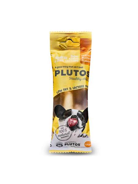 PLUTOS DOG CHEESE CHEW PEANUT BUTTER EXTRA LARGE