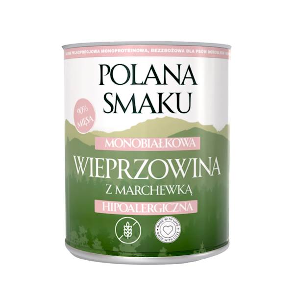 POLANA SMAKU WIEPRZOWINA Z MARCHEWKĄ 800G