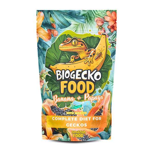 BIOGECKO FOOD BANANA & PAPAYA 30G