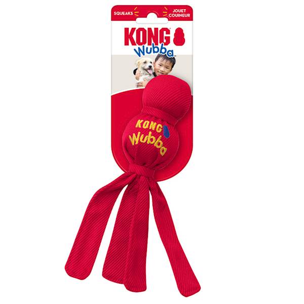 KONG DOG WUBBA ASSORTED S