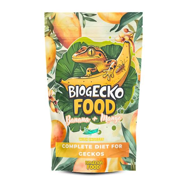 BIOGECKO FOOD BANANA & MANGO 100G