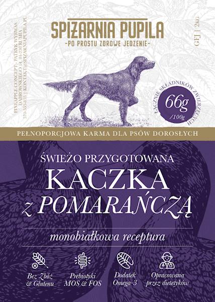SPIŻARNIA PUPILA GRAIN FREE KACZKA Z POMARAŃCZĄ 2KG