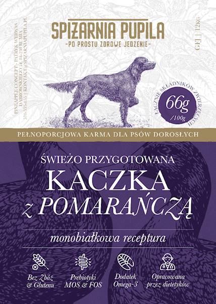 SPIŻARNIA PUPILA GRAIN FREE KACZKA Z POMARAŃCZĄ 12KG