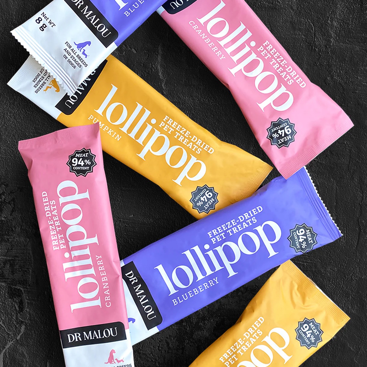 [NA SZTUKI] DR MALOU MIĘSNY LIZAK LIOFILIZOWANY DLA PSA 48G