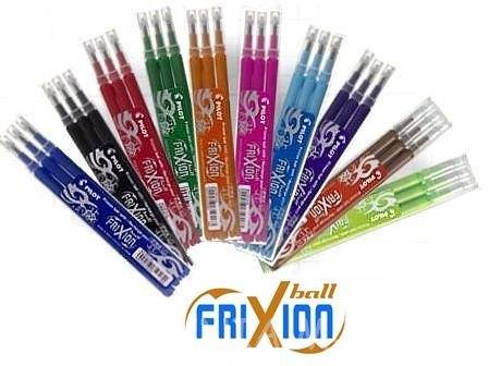 WKŁAD FRIXION DO PIÓR 0,7 KUL. PILOT • 0001: czarny