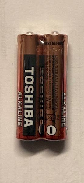 BATERIE TOSHIBA .LR03 2szt red
