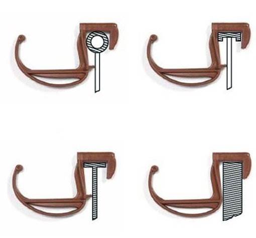 Uchwyt na 5-kę do skrzynki balkonowej - biały