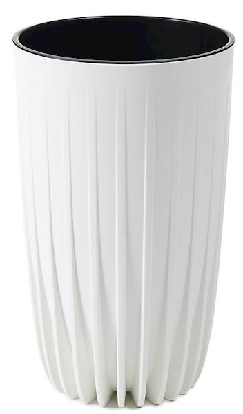 Doniczka MIRA wysoka 250 bialy