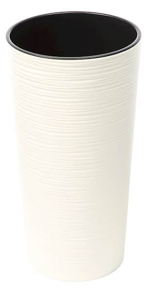 Doniczka LILIA 250 dłuto - kremowy