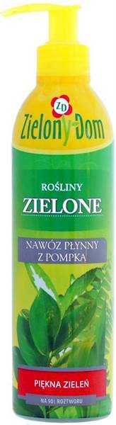 Nawóz dla roślin zielonych 300 ml/350 g z pompką