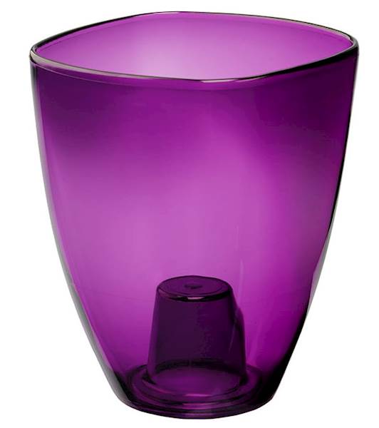 Osłonka storczyk 15 cm transparentny fiolet