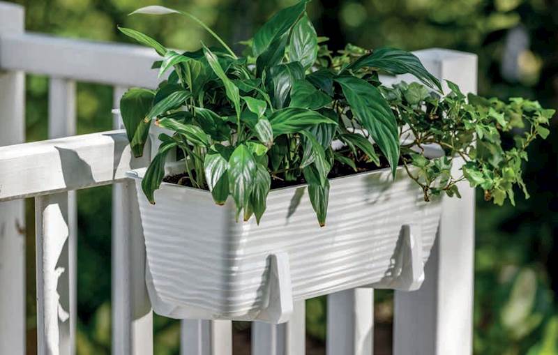 Uchwyt balkonowy uniwersalny jasnoszary