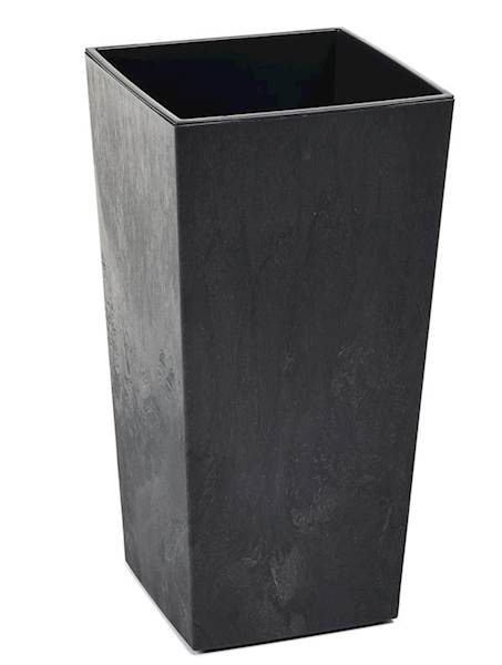 Doniczka FINEZJA 250x250 - czarny beton