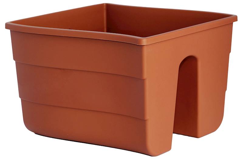 Donica skrzynka balustradowa fala 30 Terakota