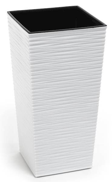 Doniczka FINEZJA 250x250 dłuto - biały