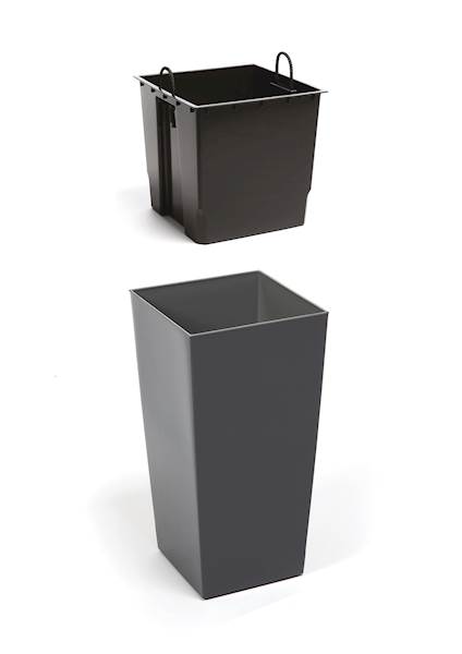 Doniczka FINEZJA 300x300 rattan - mokka