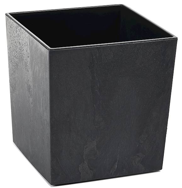 Doniczka JUKA 300x300 - czarny beton