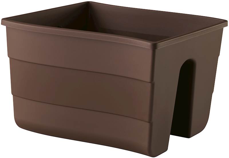 Donica skrzynka balustradowa fala 30 Brąz