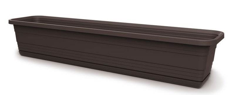 Skrzynka balkonowa BONA 800 mm - mokka