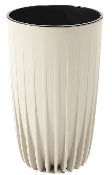 Doniczka MIRA wysoka 300 mm recycled beżowy