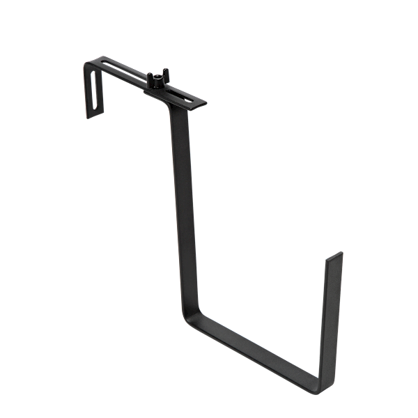 Uchwyt Metalowy do kwietnika BEGONIA - czarny