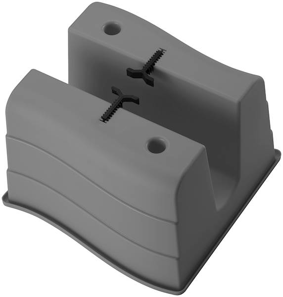 Donica skrzynka balustradowa fala 60 antracyt