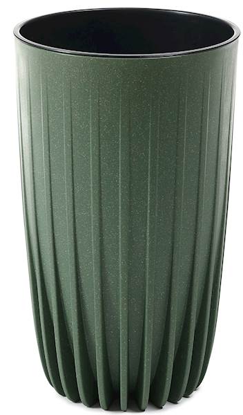 Doniczka MIRA wysoka 250 mm ECO wood zielony leśny