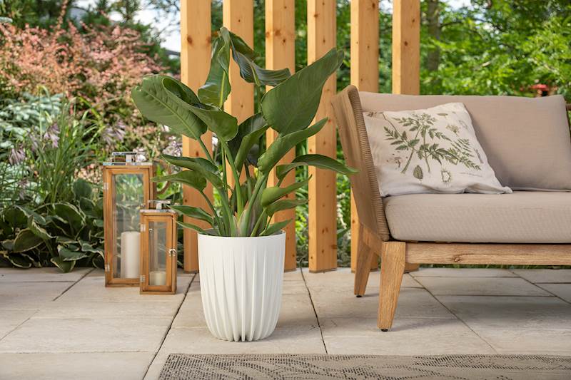 Doniczka MIRA 145 mm szary